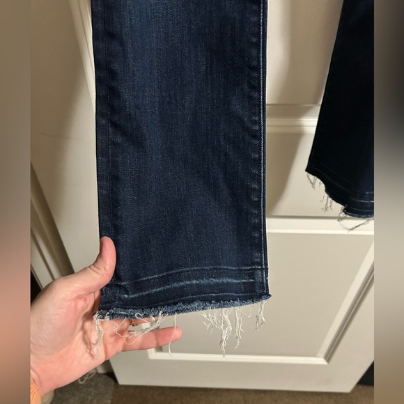 VERONICA BEARD Womens Jeans Carly “11 Kick Flare In Midnight Stretch Size 24 - Picture 2 of 8